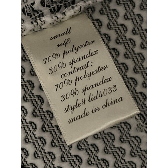 Women’s Alya Black and White Fit & Flare Mini Dress Size Small New with Tags - Picture 8 of 13